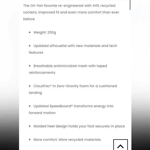 EUC on cloud 5 heather/fossil size 5.5 with original box and extra laces - Picture 16 of 16